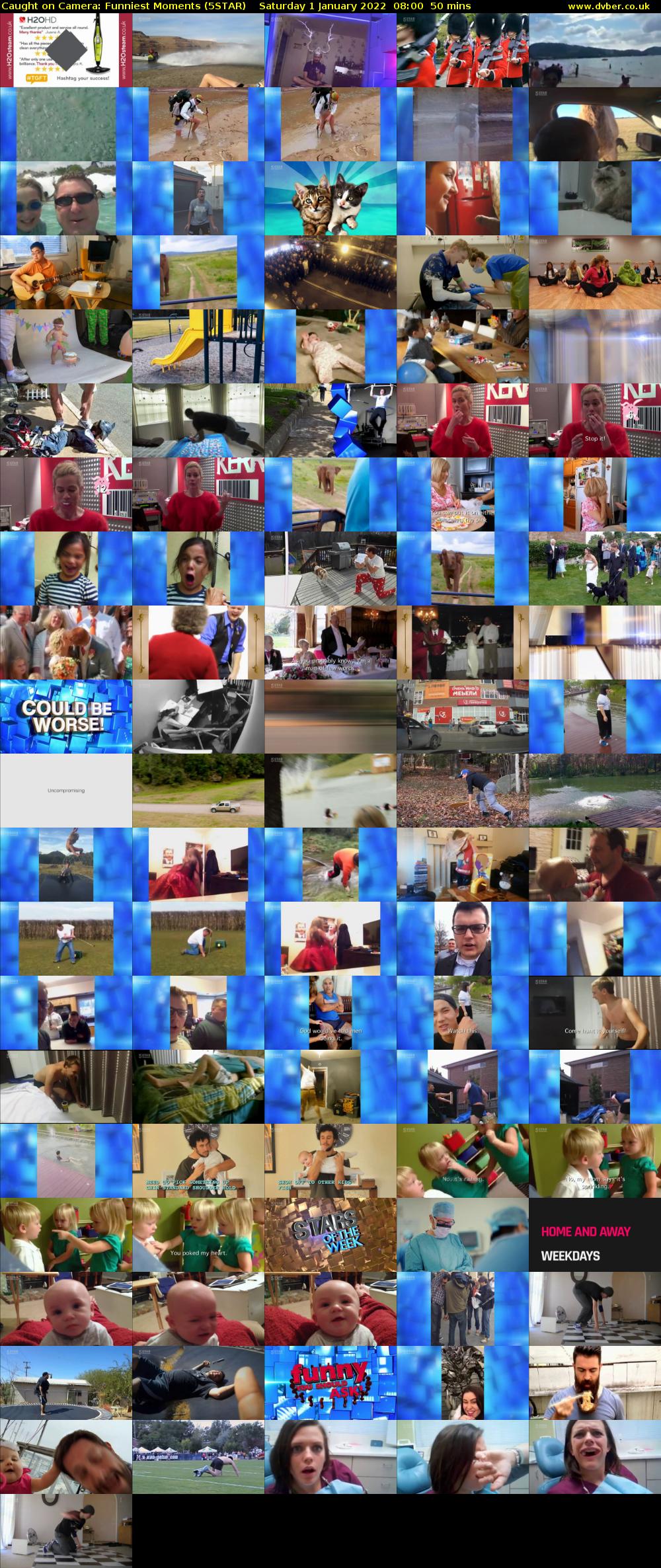 Caught on Camera: Funniest Moments (5STAR) Saturday 1 January 2022 08:00 - 08:50