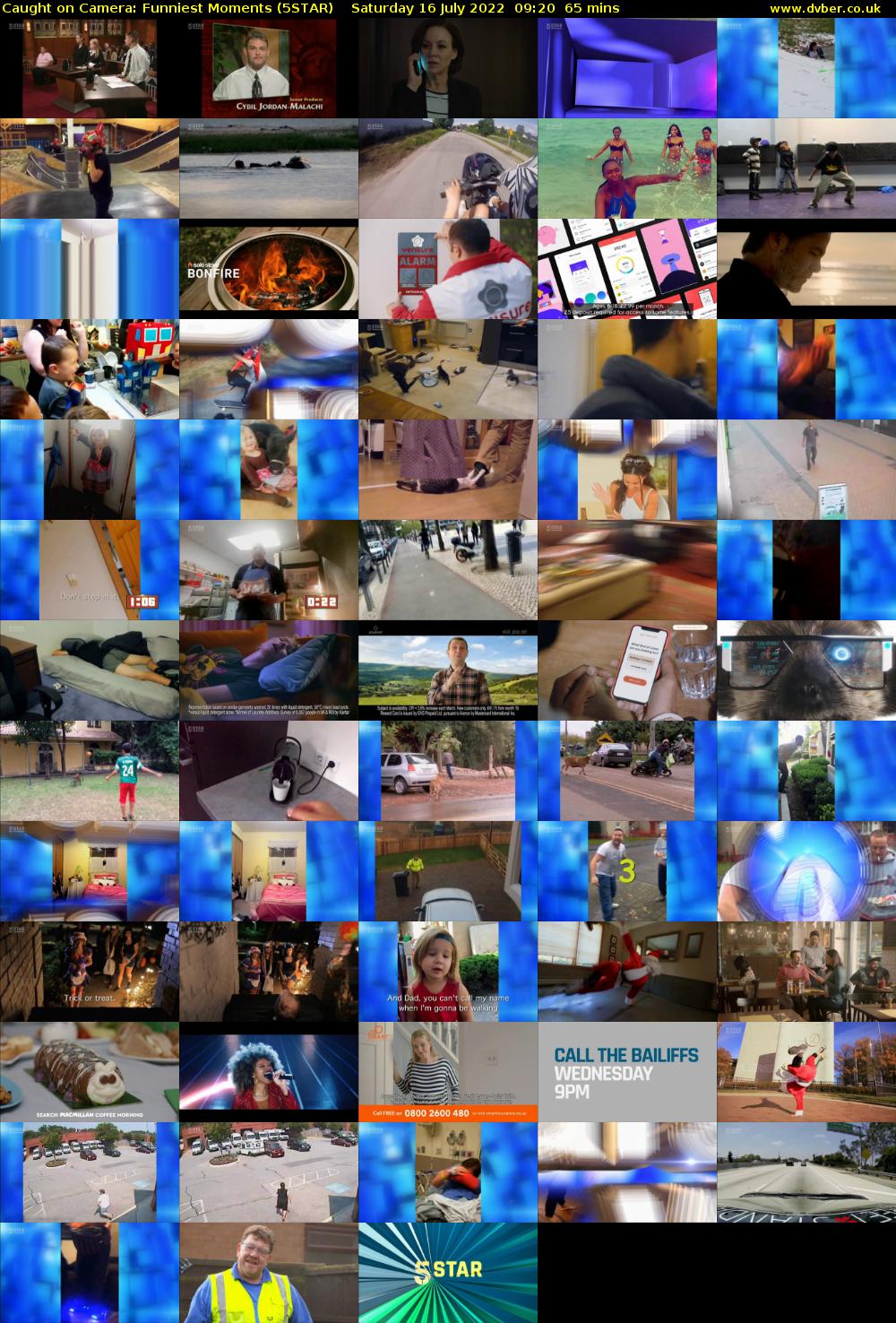 Caught on Camera: Funniest Moments (5STAR) Saturday 16 July 2022 09:20 - 10:25