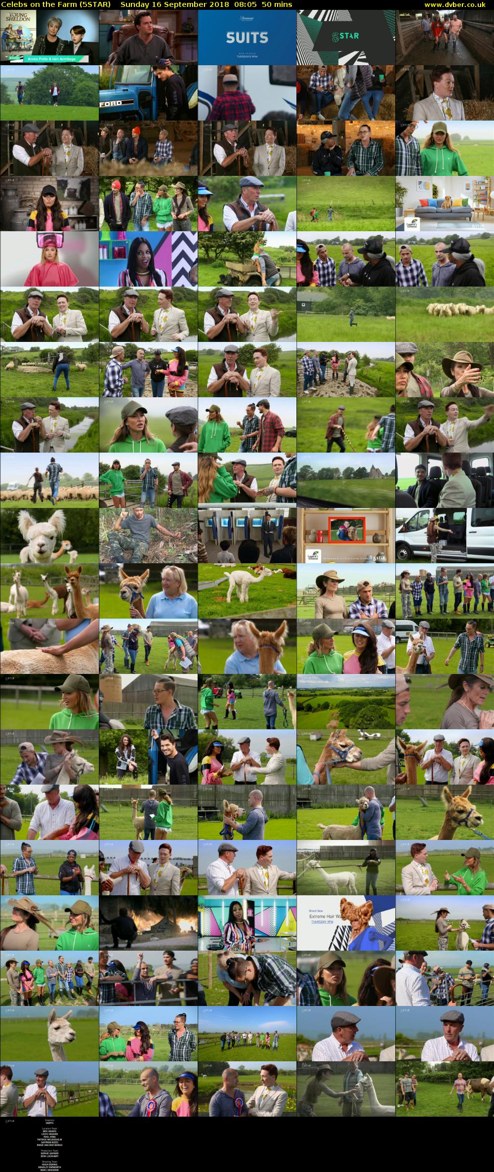 Celebs on the Farm (5STAR) Sunday 16 September 2018 08:05 - 08:55