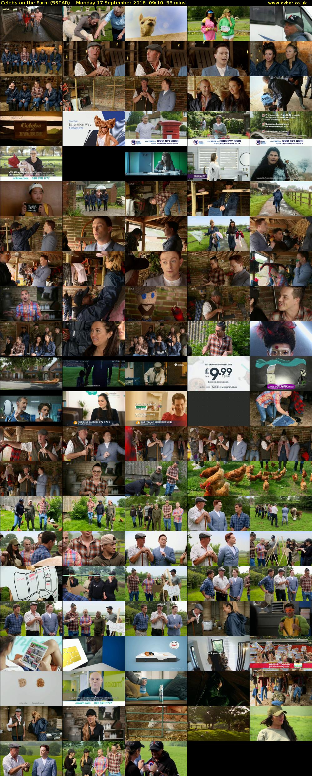 Celebs on the Farm (5STAR) Monday 17 September 2018 09:10 - 10:05