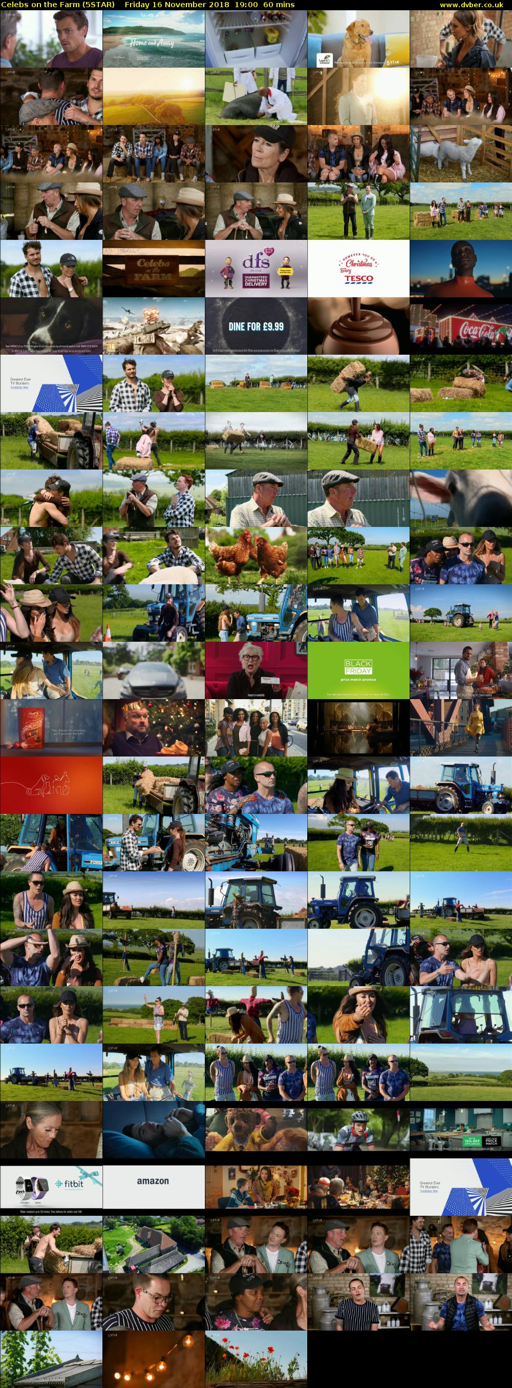 Celebs on the Farm (5STAR) Friday 16 November 2018 19:00 - 20:00