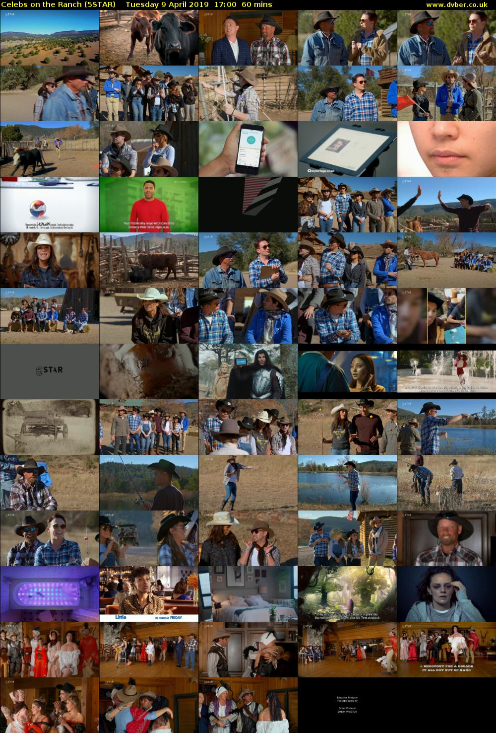 Celebs on the Ranch (5STAR) Tuesday 9 April 2019 17:00 - 18:00