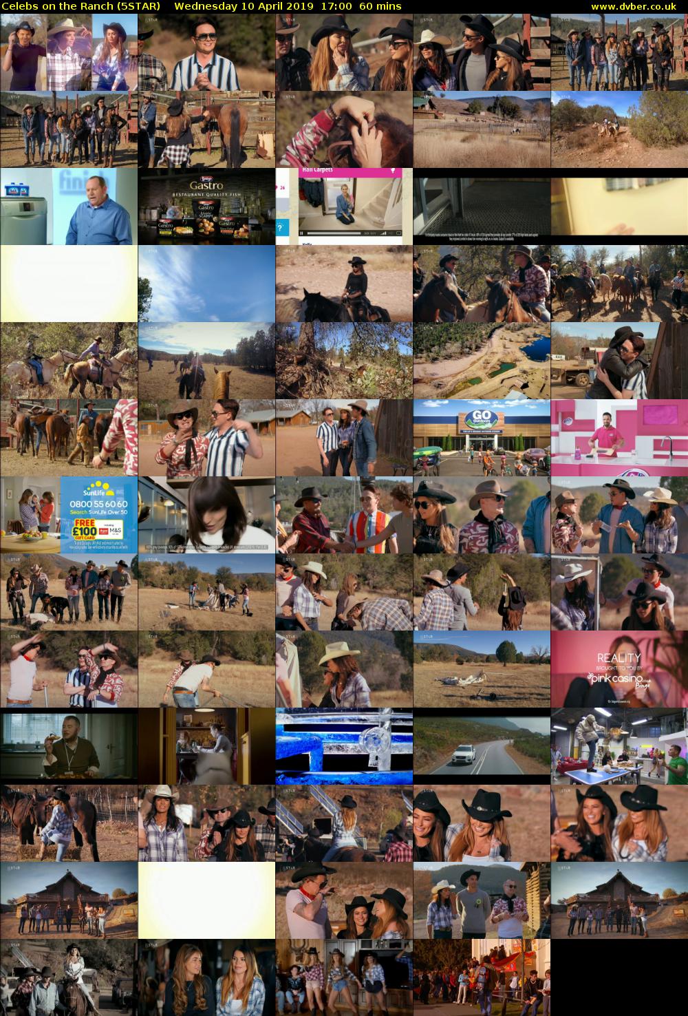 Celebs on the Ranch (5STAR) Wednesday 10 April 2019 17:00 - 18:00