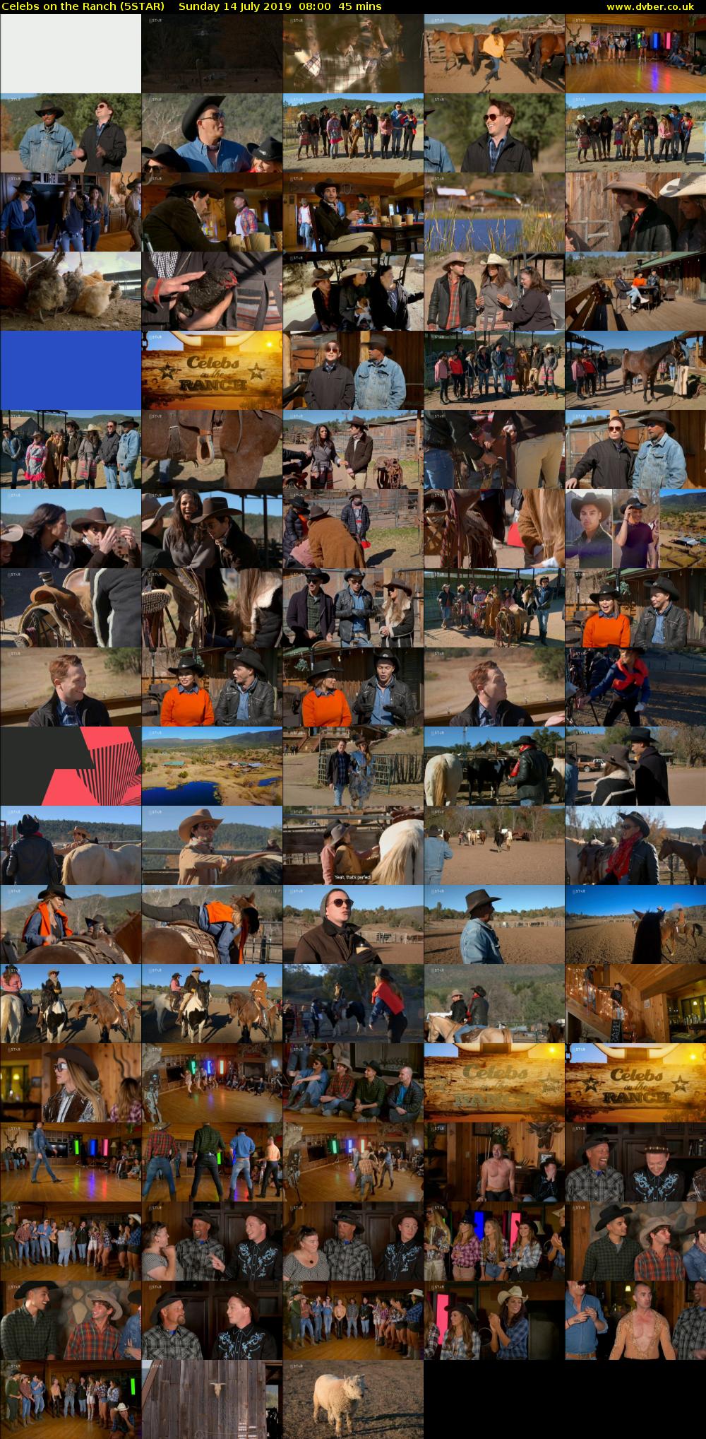 Celebs on the Ranch (5STAR) Sunday 14 July 2019 08:00 - 08:45