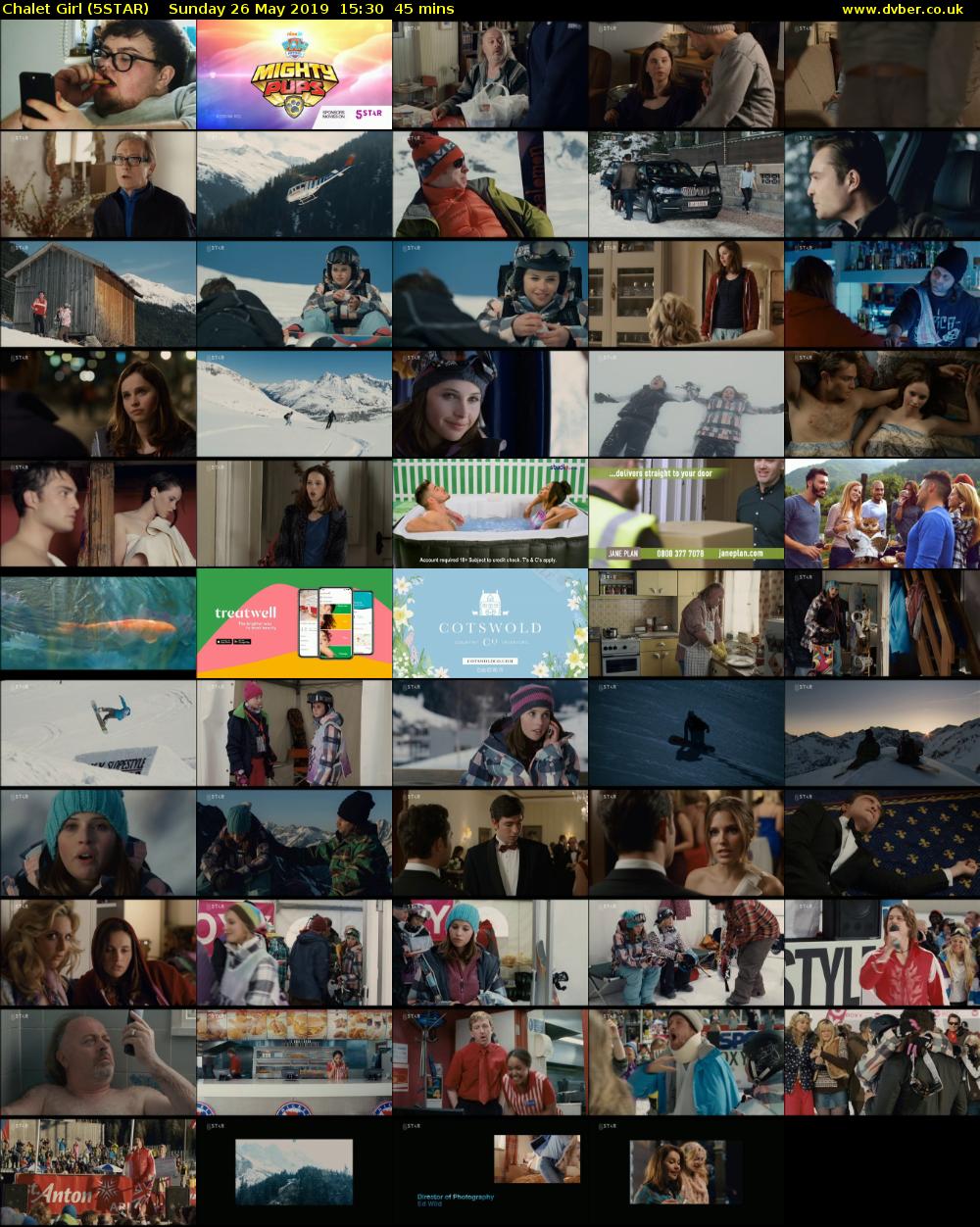 Chalet Girl (5STAR) Sunday 26 May 2019 15:30 - 16:15