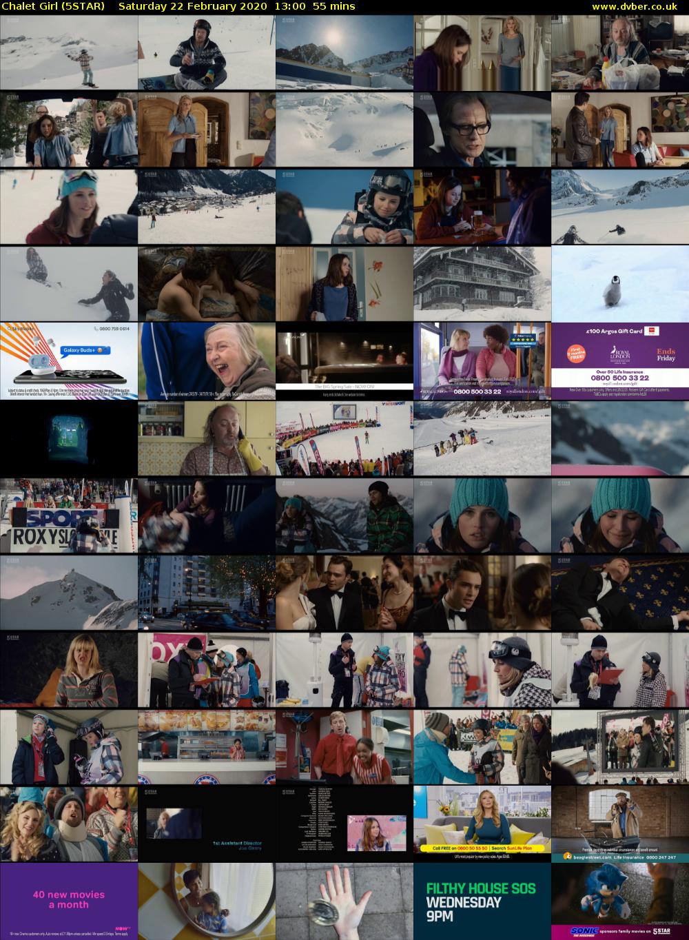Chalet Girl (5STAR) Saturday 22 February 2020 13:00 - 13:55