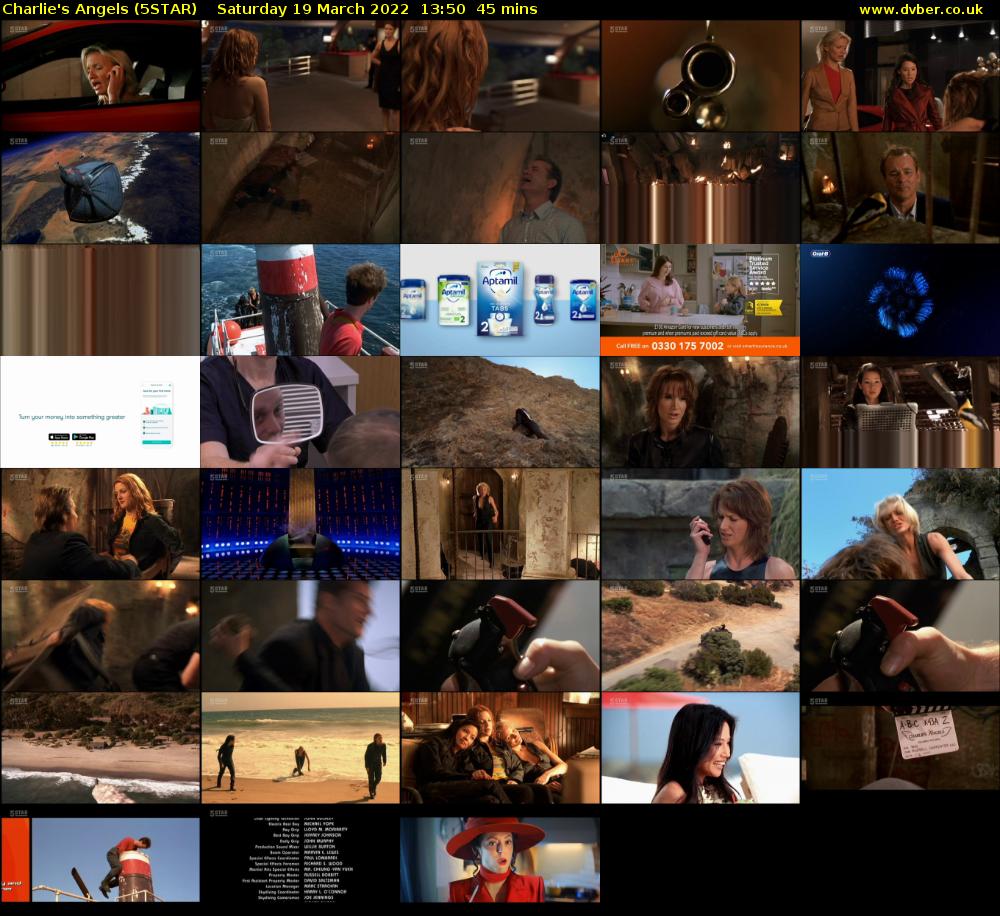 Charlie's Angels (5STAR) Saturday 19 March 2022 13:50 - 14:35