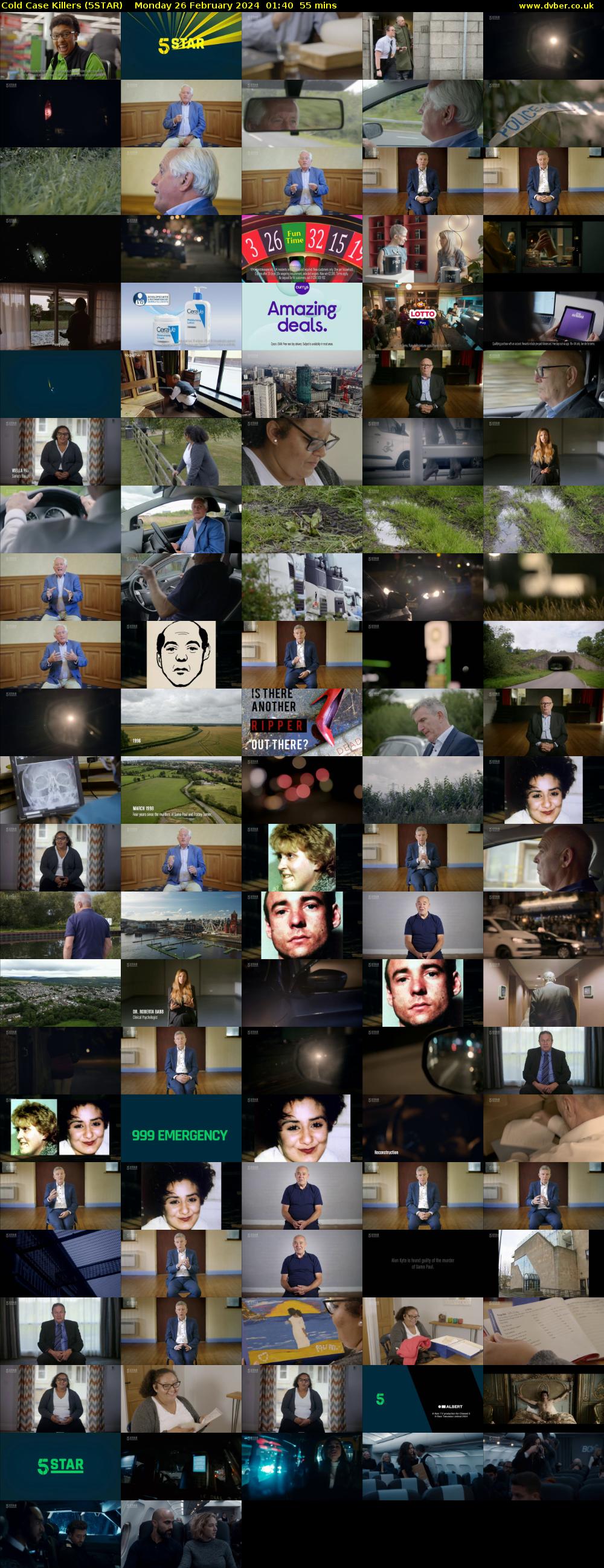 Cold Case Killers (5STAR) Monday 26 February 2024 01:40 - 02:35