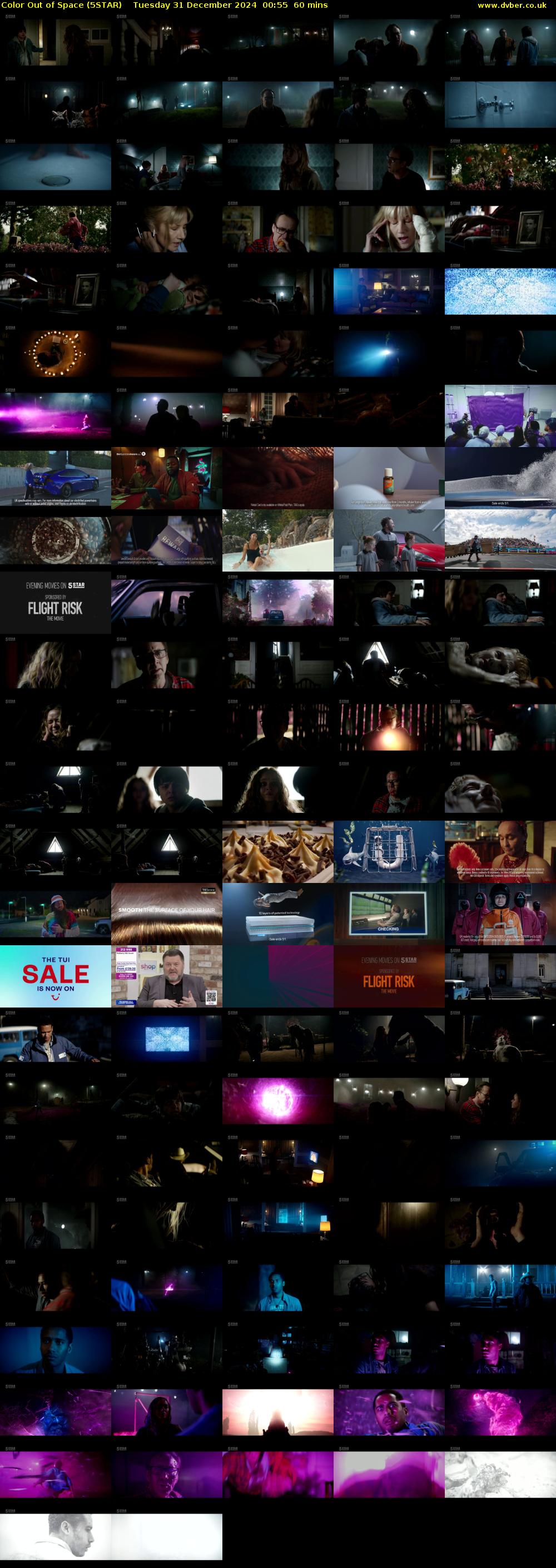 Color Out of Space (5STAR) Tuesday 31 December 2024 00:55 - 01:55