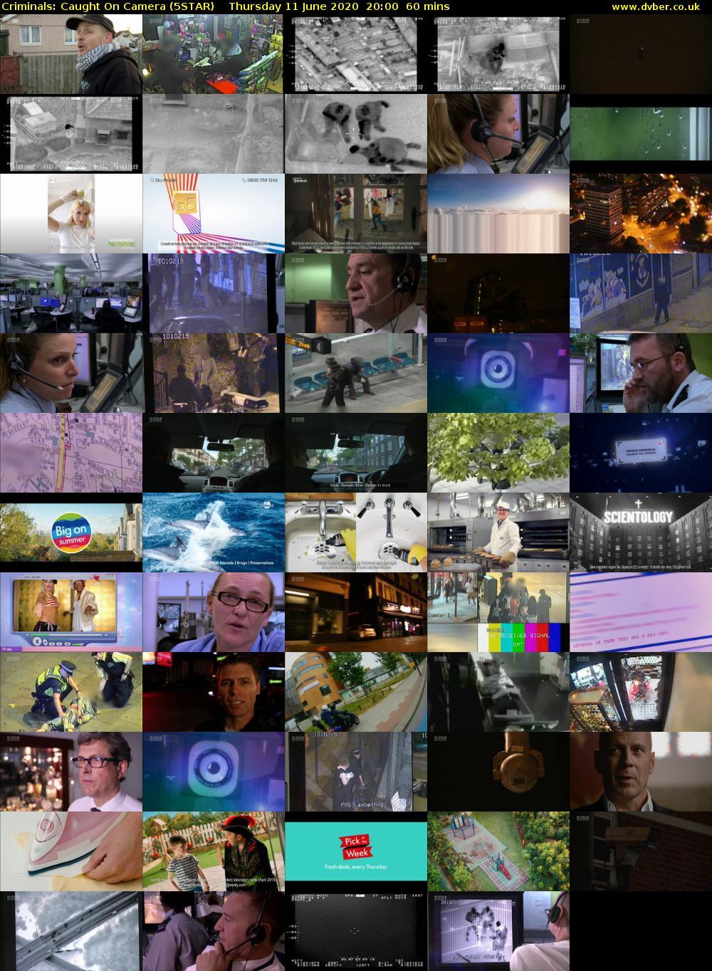 Criminals: Caught On Camera (5STAR) Thursday 11 June 2020 20:00 - 21:00