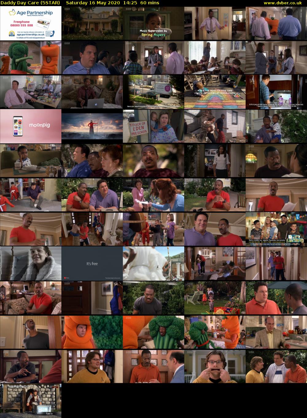 Daddy Day Care (5STAR) Saturday 16 May 2020 14:25 - 15:25