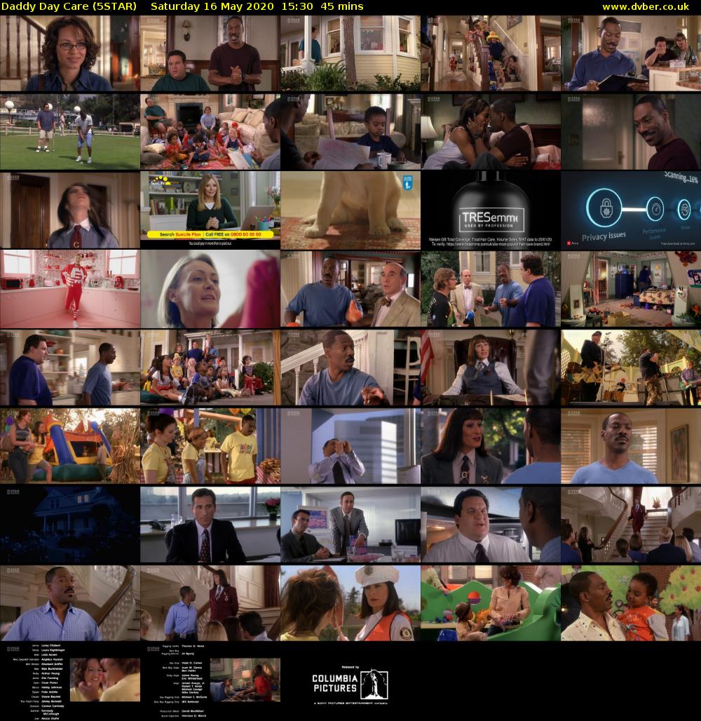 Daddy Day Care (5STAR) Saturday 16 May 2020 15:30 - 16:15