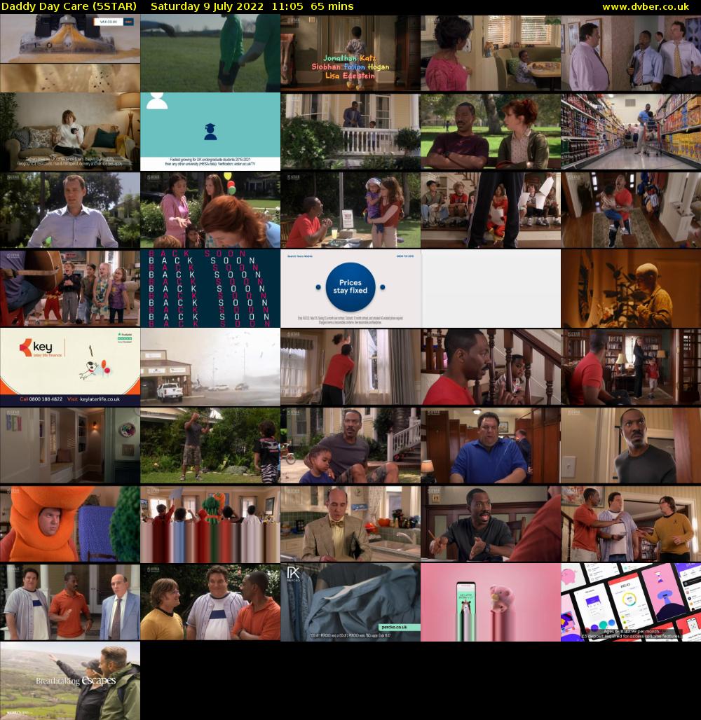 Daddy Day Care (5STAR) Saturday 9 July 2022 11:05 - 12:10