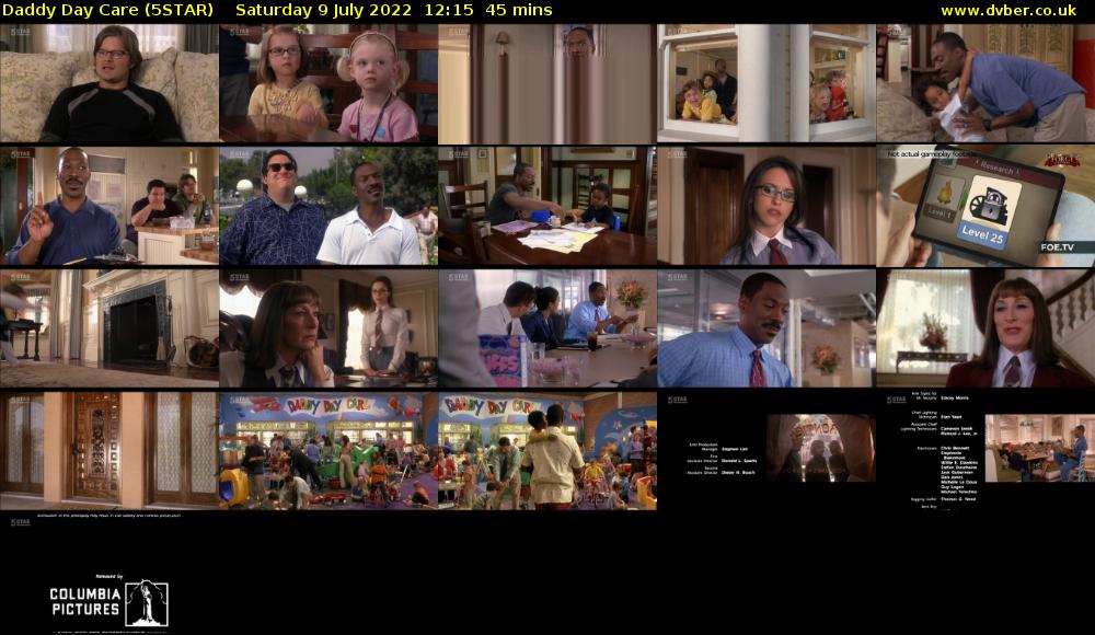 Daddy Day Care (5STAR) Saturday 9 July 2022 12:15 - 13:00