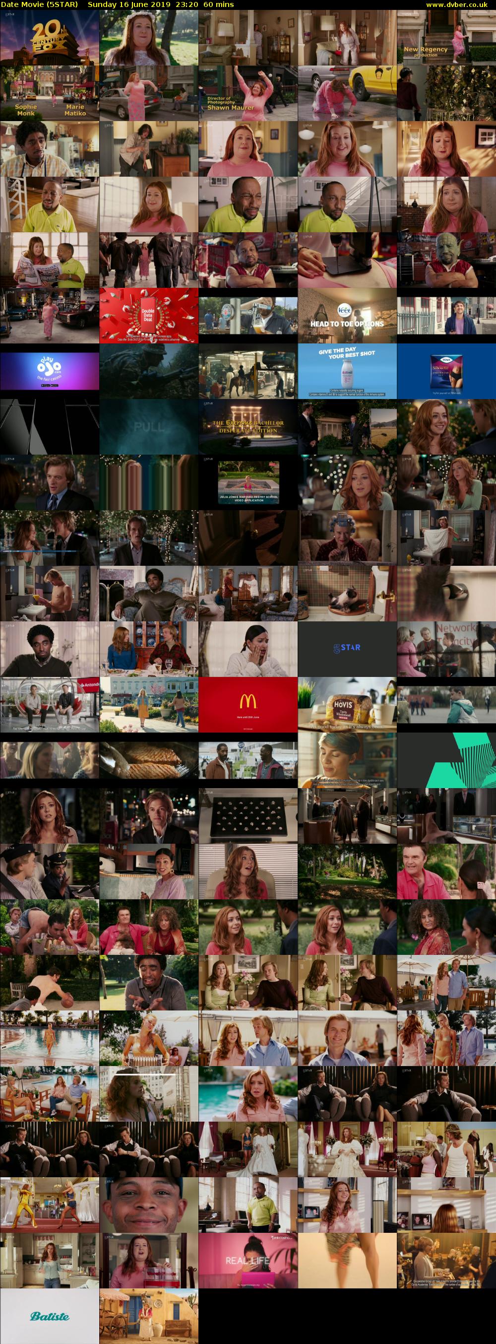 Date Movie (5STAR) Sunday 16 June 2019 23:20 - 00:20