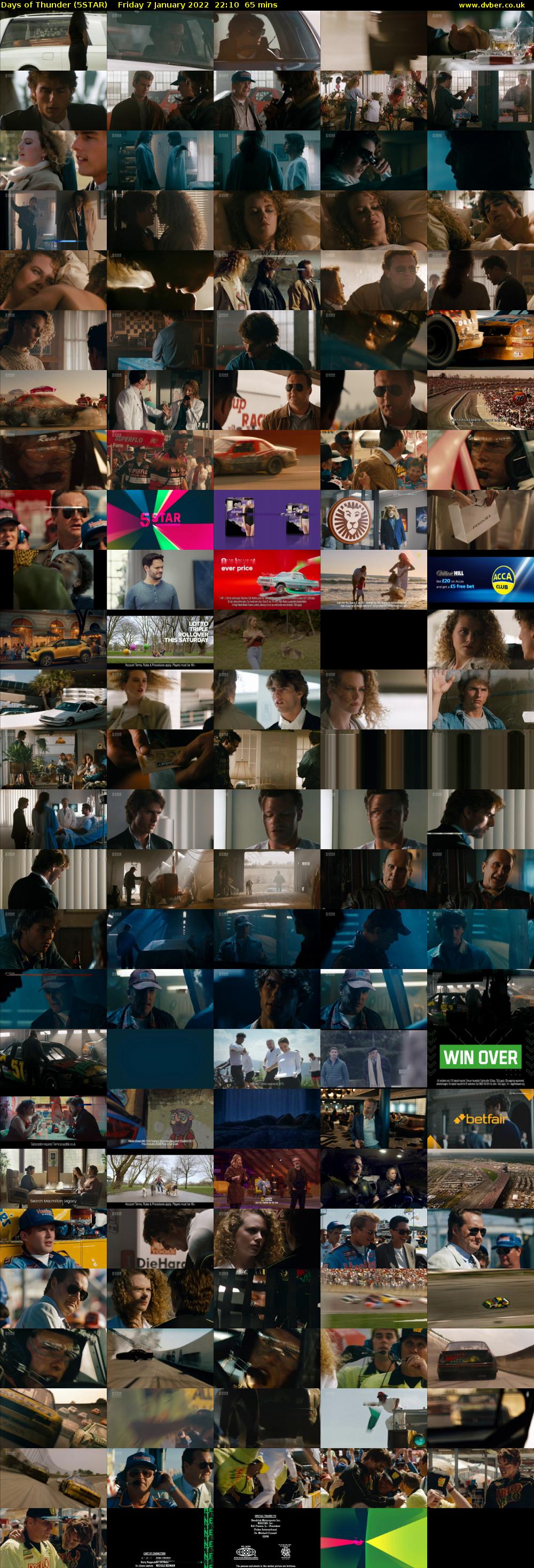Days of Thunder (5STAR) Friday 7 January 2022 22:10 - 23:15