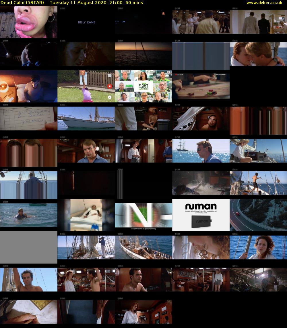 Dead Calm (5STAR) Tuesday 11 August 2020 21:00 - 22:00