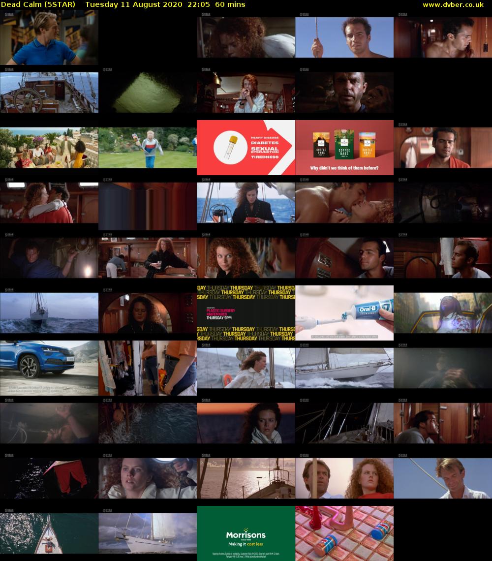 Dead Calm (5STAR) Tuesday 11 August 2020 22:05 - 23:05