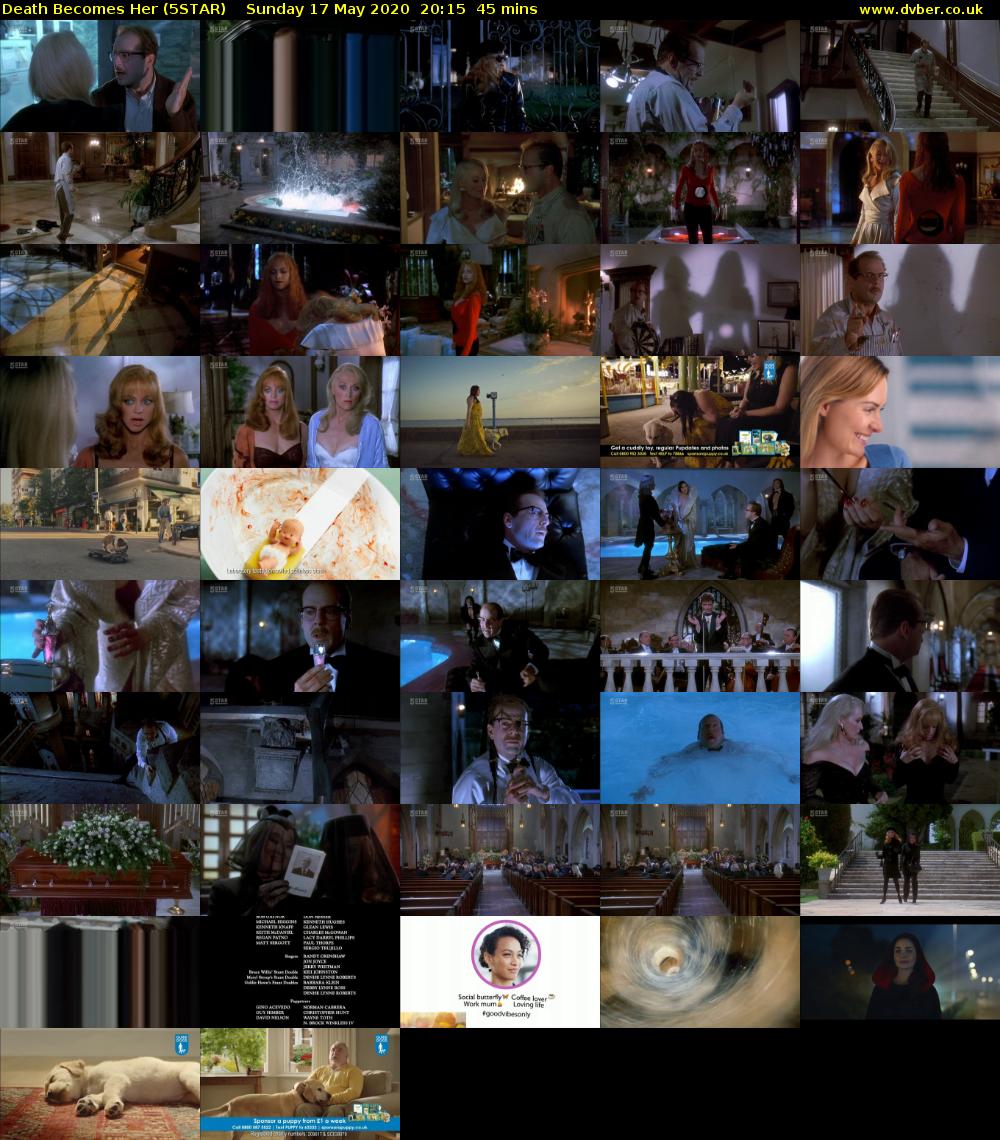 Death Becomes Her (5STAR) Sunday 17 May 2020 20:15 - 21:00