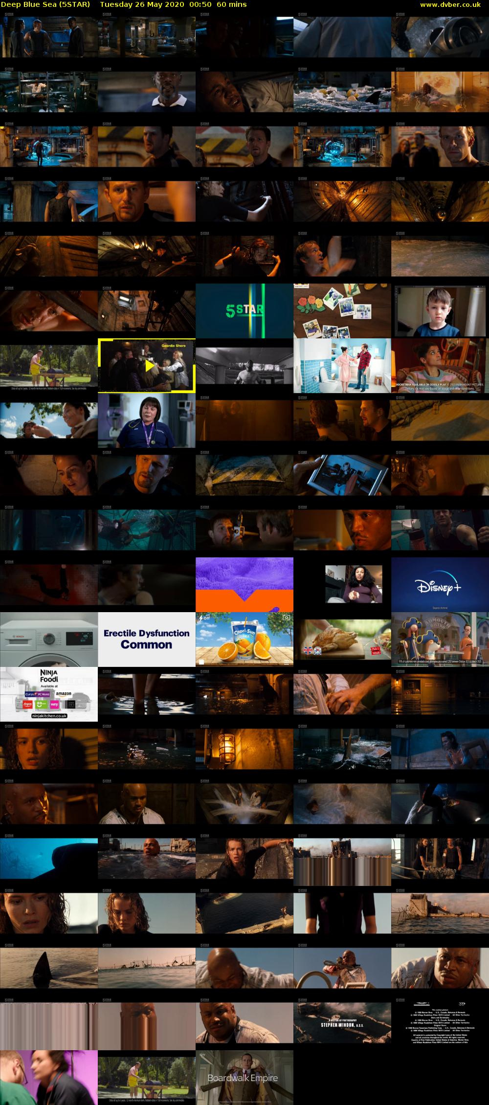 Deep Blue Sea (5STAR) Tuesday 26 May 2020 00:50 - 01:50