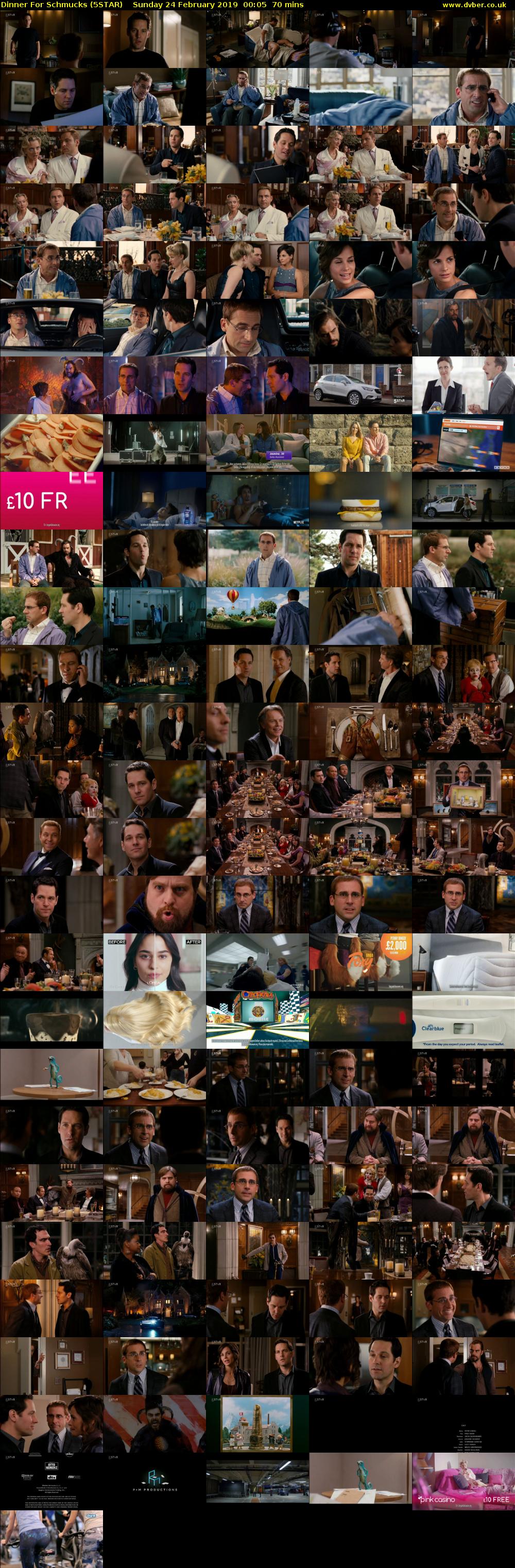 Dinner For Schmucks (5STAR) Sunday 24 February 2019 00:05 - 01:15