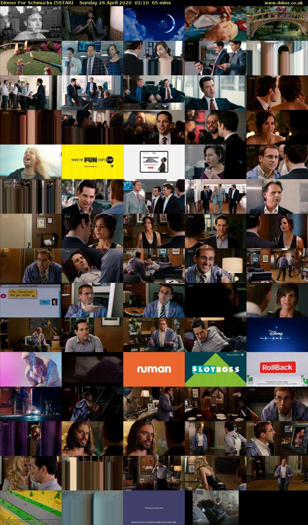 Dinner For Schmucks (5STAR) Sunday 26 April 2020 01:10 - 02:15