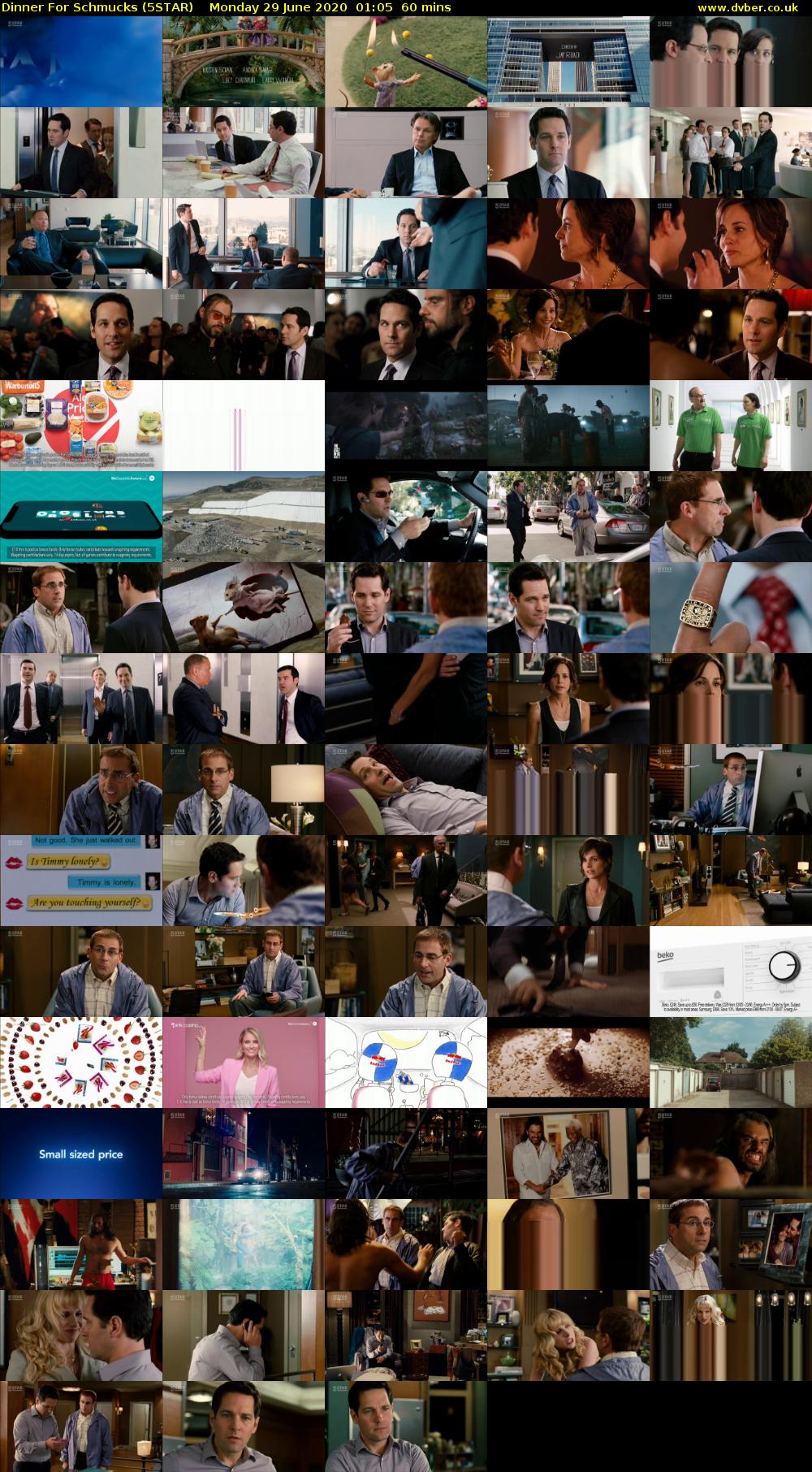 Dinner For Schmucks (5STAR) Monday 29 June 2020 01:05 - 02:05