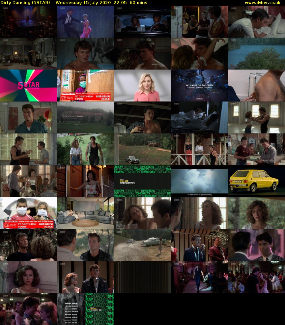 Dirty Dancing (5STAR) Wednesday 15 July 2020 22:05 - 23:05