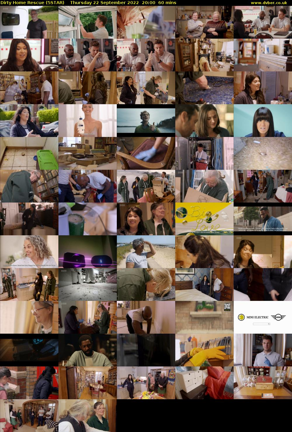 Dirty Home Rescue (5STAR) Thursday 22 September 2022 20:00 - 21:00