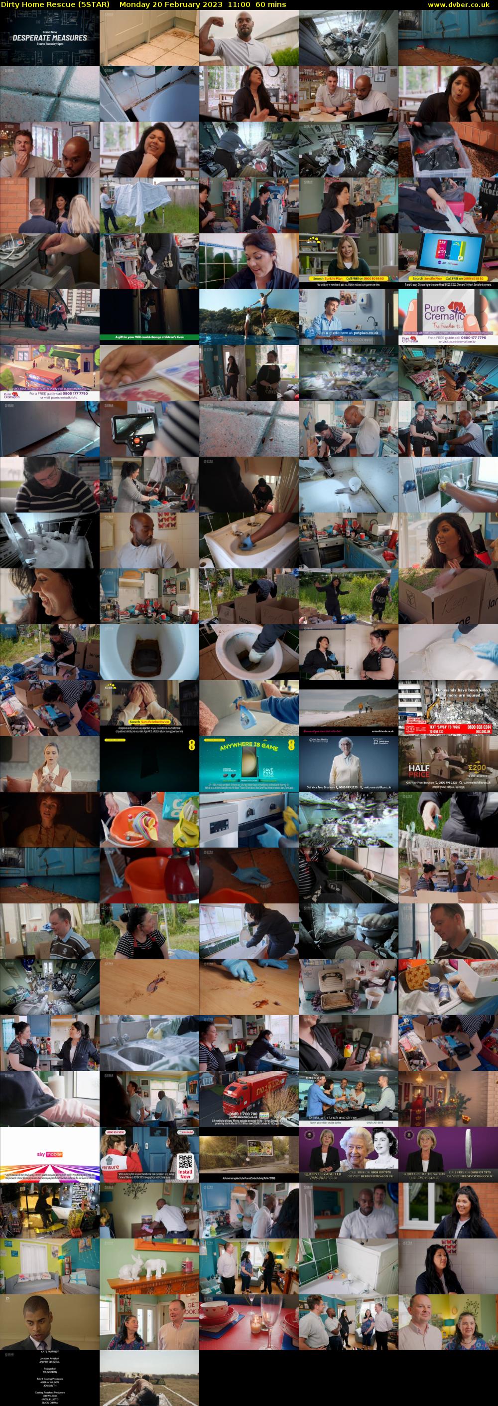Dirty Home Rescue (5STAR) Monday 20 February 2023 11:00 - 12:00