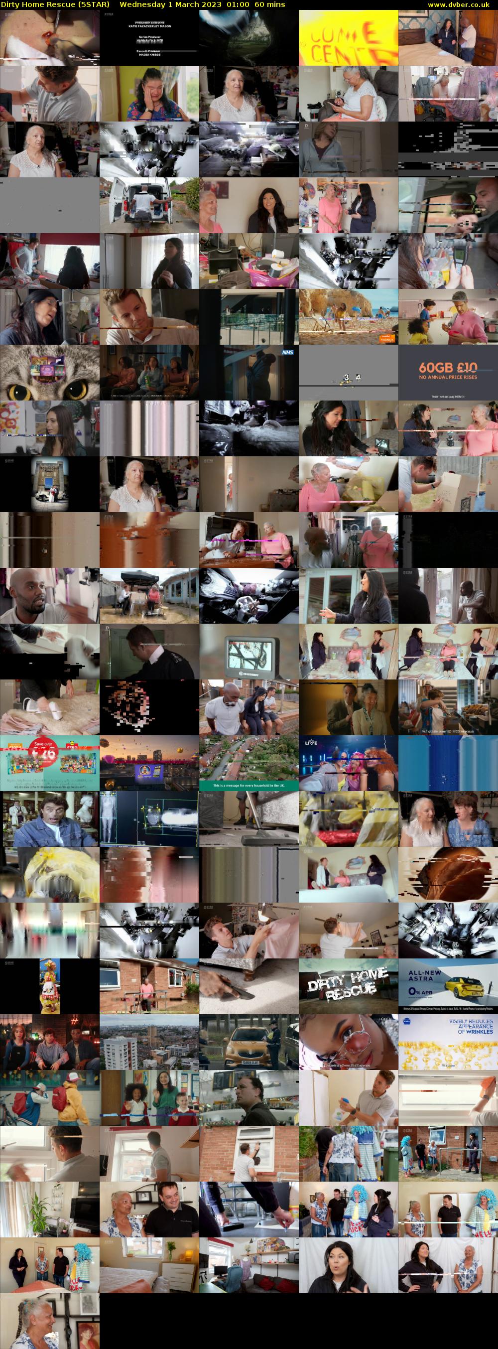 Dirty Home Rescue (5STAR) Wednesday 1 March 2023 01:00 - 02:00