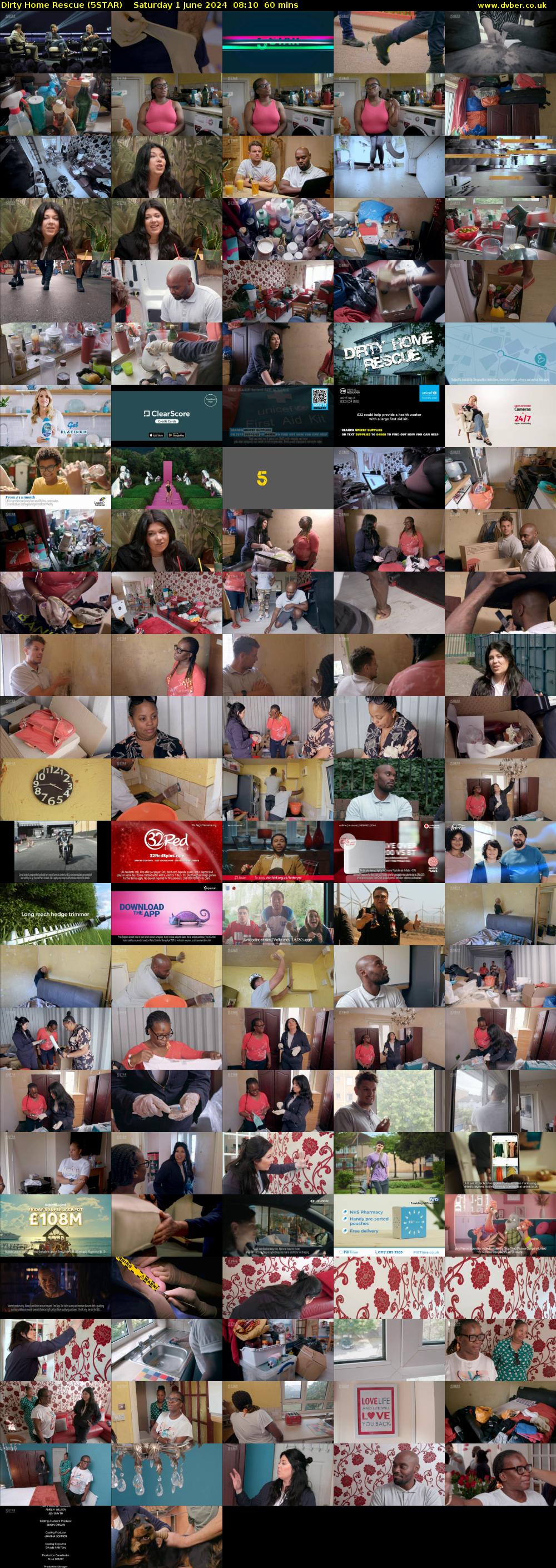 Dirty Home Rescue (5STAR) Saturday 1 June 2024 08:10 - 09:10