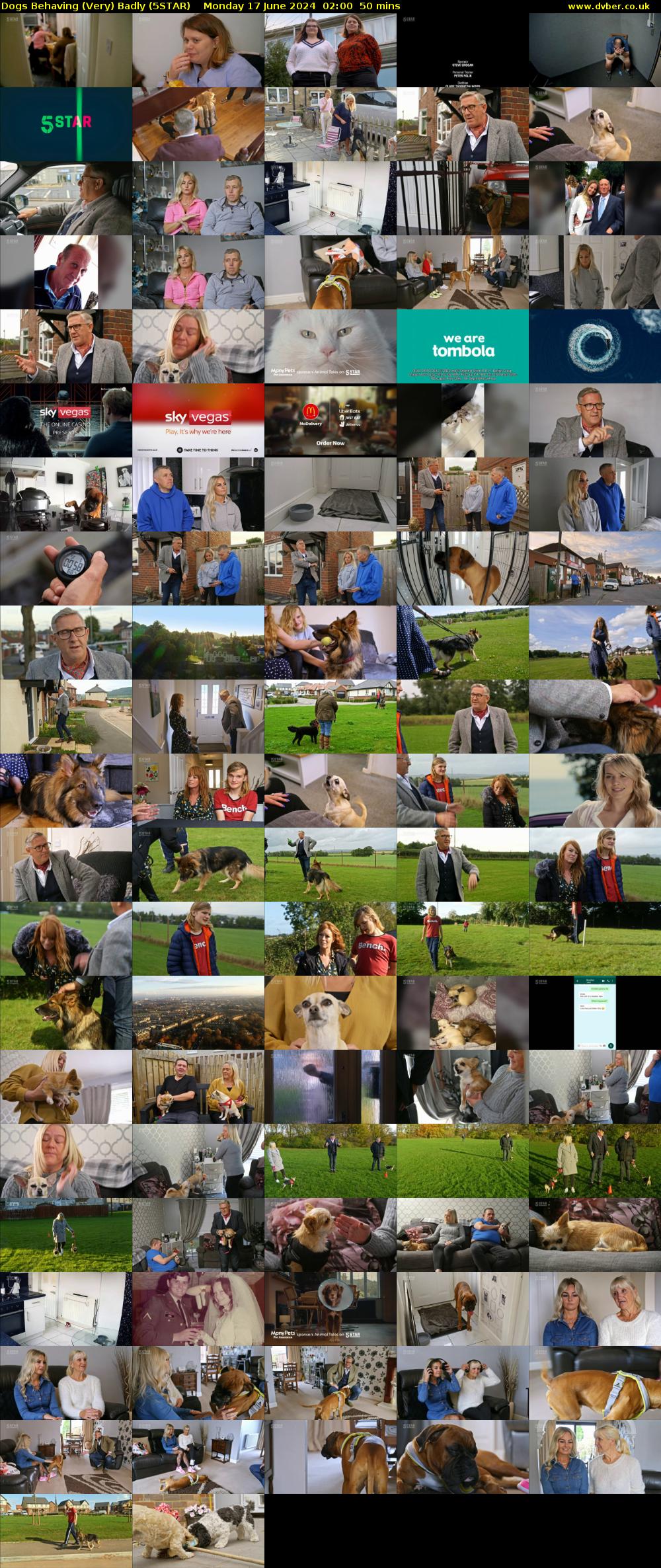 Dogs Behaving (Very) Badly (5STAR) Monday 17 June 2024 02:00 - 02:50