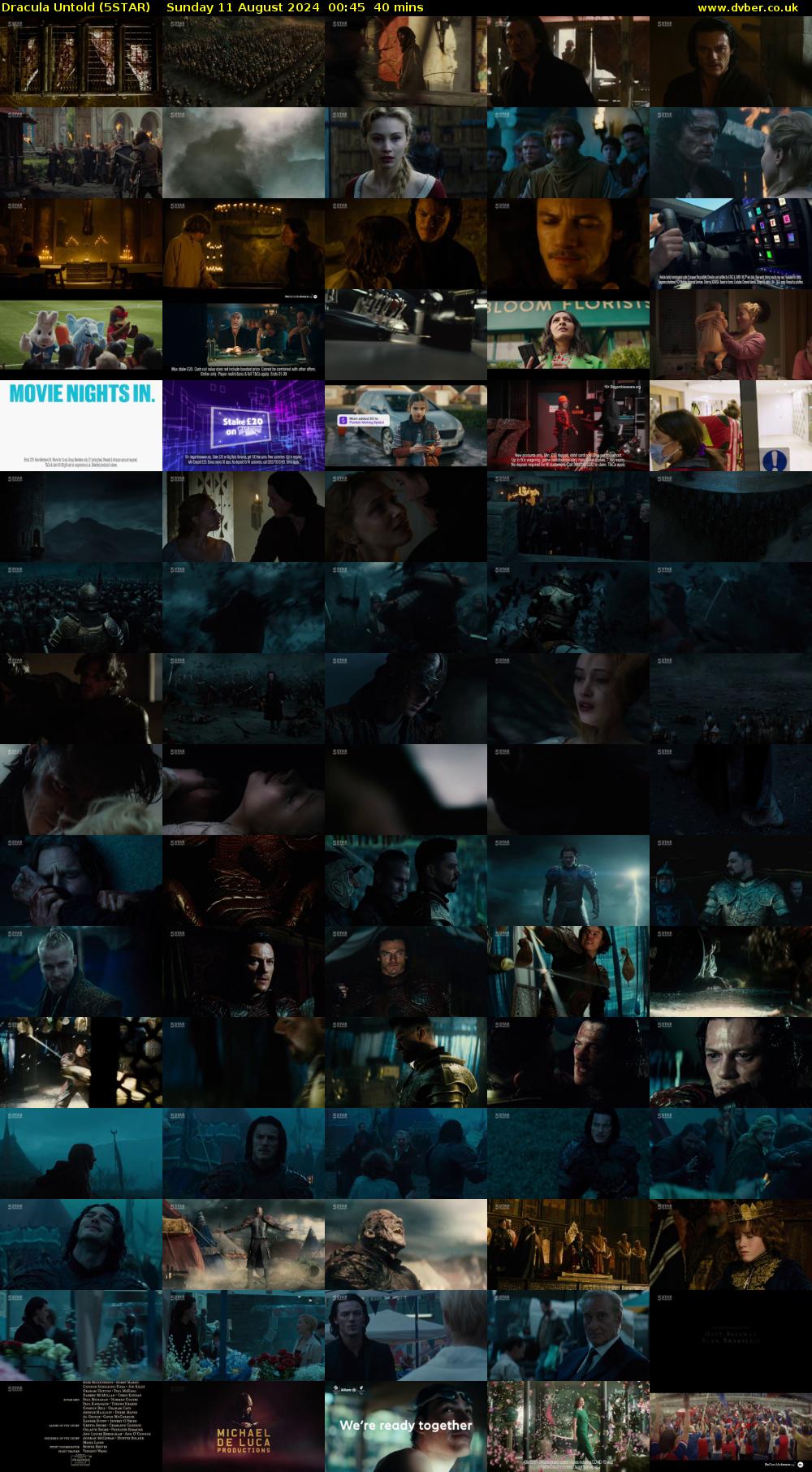 Dracula Untold (5STAR) Sunday 11 August 2024 00:45 - 01:25