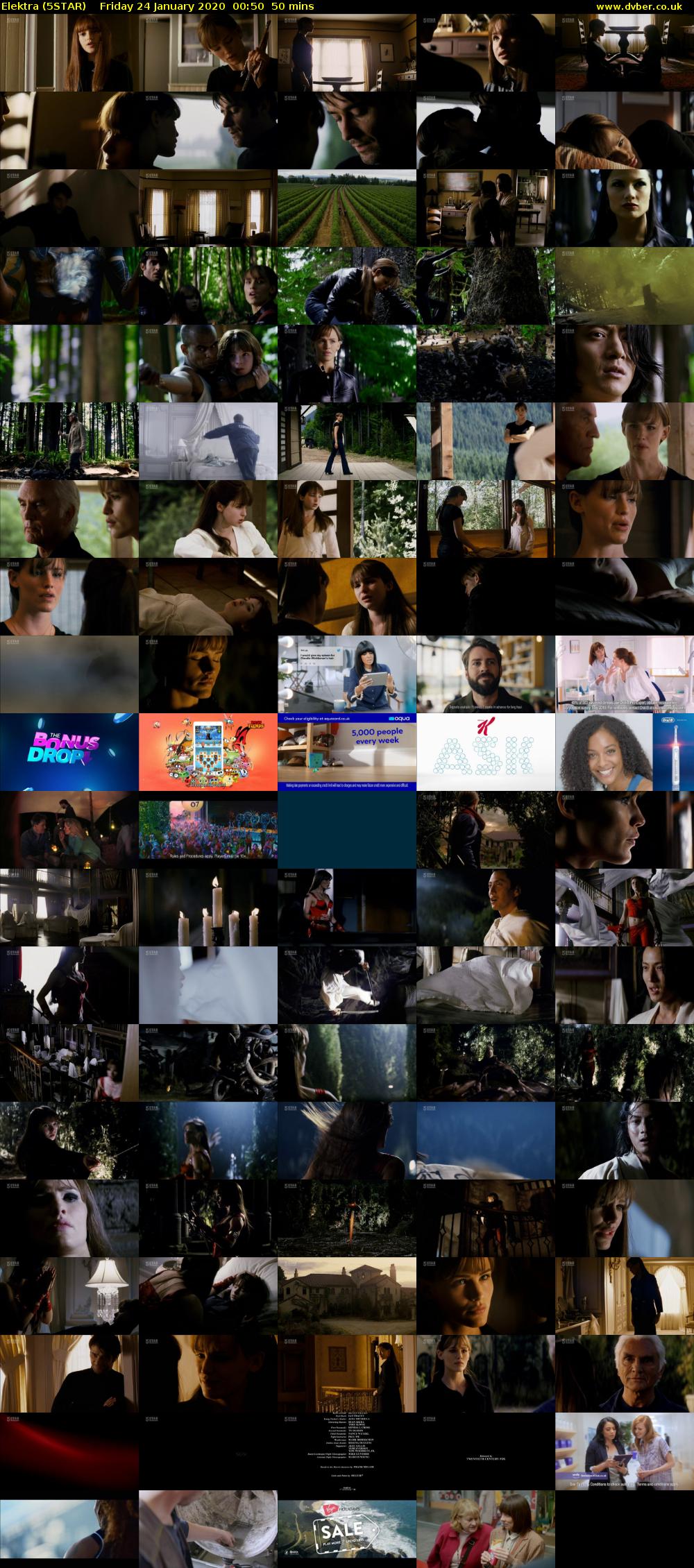 Elektra (5STAR) Friday 24 January 2020 00:50 - 01:40