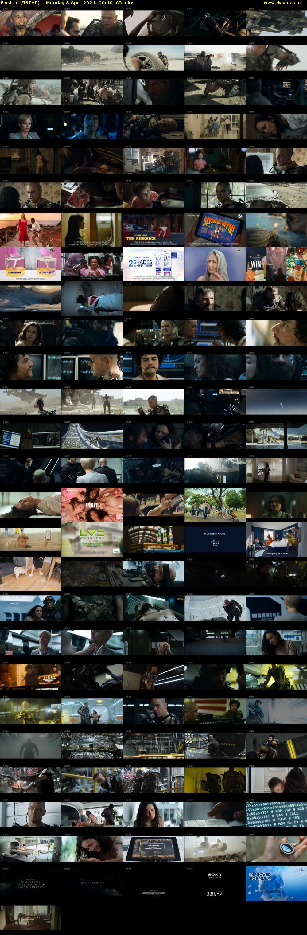 Elysium (5STAR) Monday 8 April 2024 00:40 - 01:45