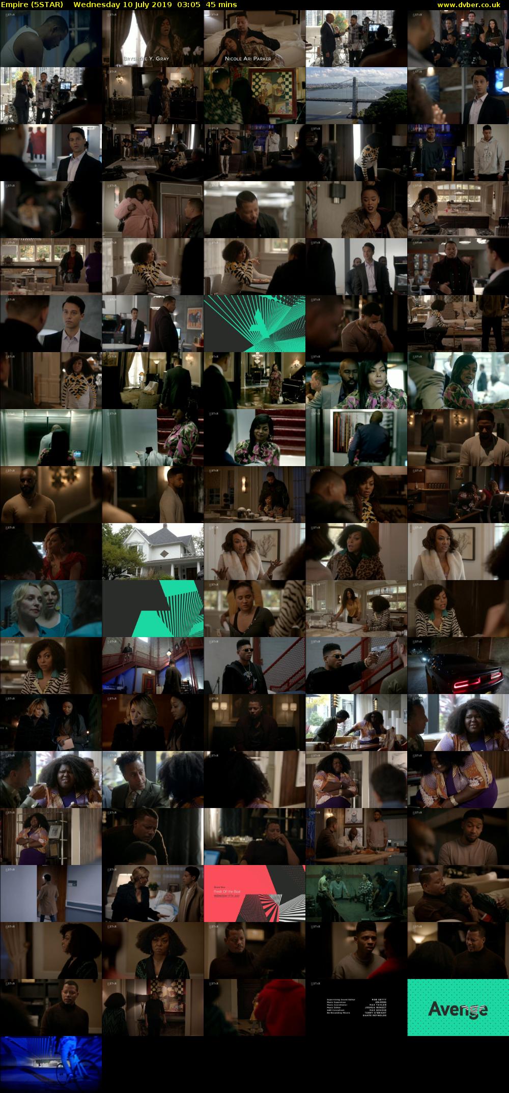 Empire (5STAR) Wednesday 10 July 2019 03:05 - 03:50