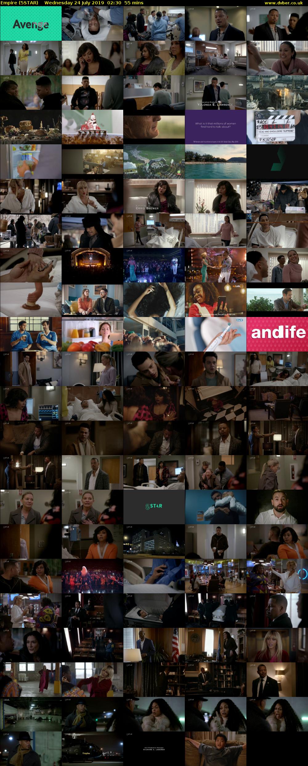 Empire (5STAR) Wednesday 24 July 2019 02:30 - 03:25