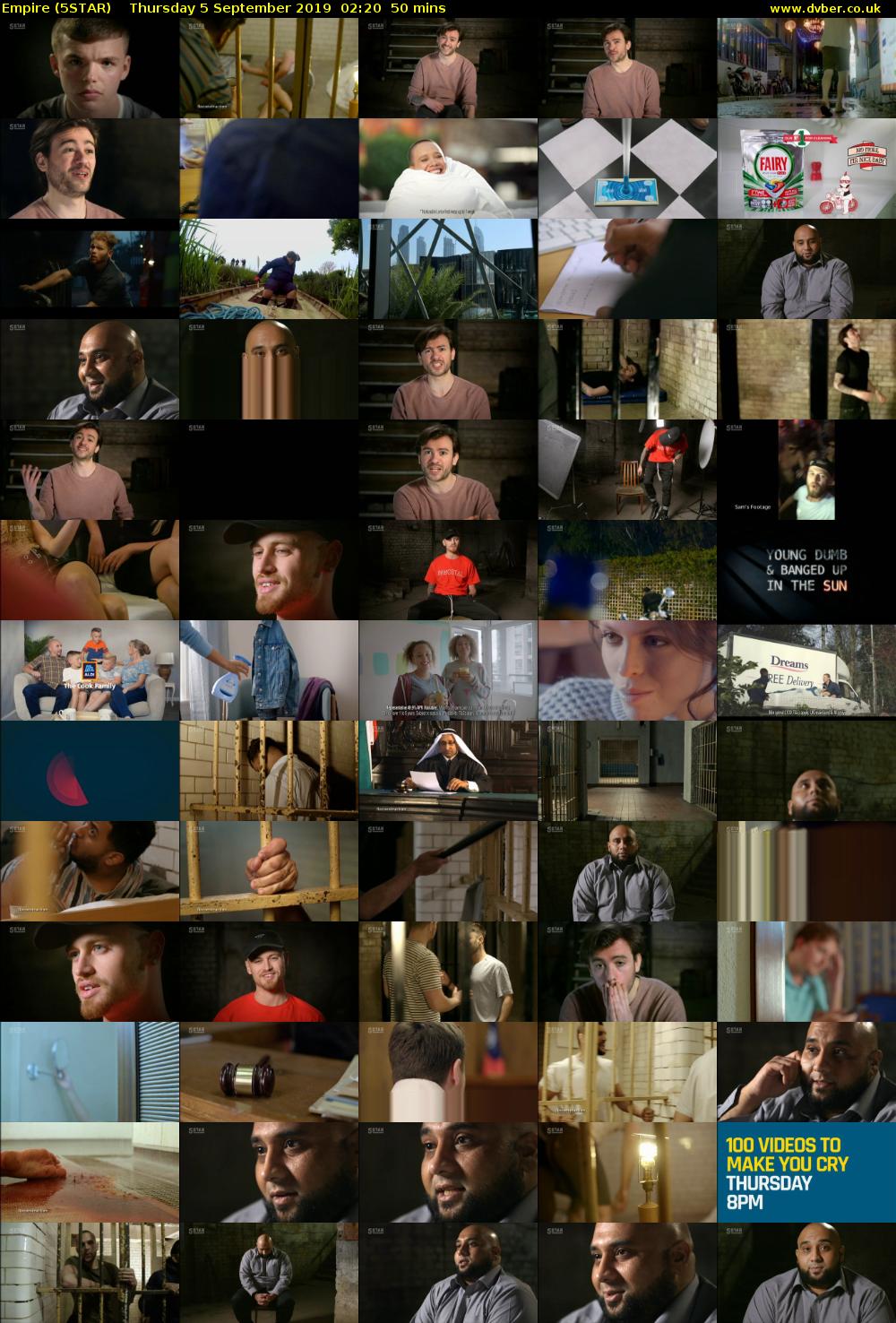 Empire (5STAR) Thursday 5 September 2019 02:20 - 03:10