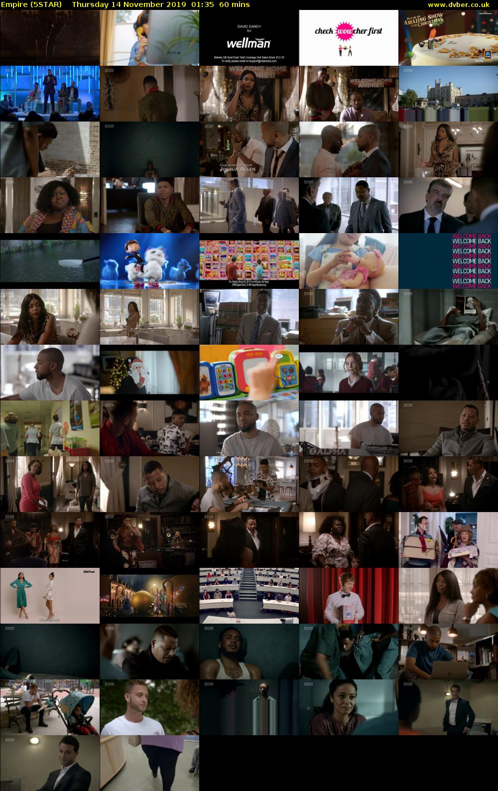Empire (5STAR) Thursday 14 November 2019 01:35 - 02:35