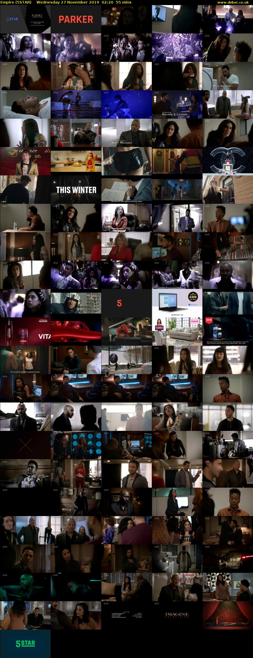 Empire (5STAR) Wednesday 27 November 2019 02:20 - 03:15