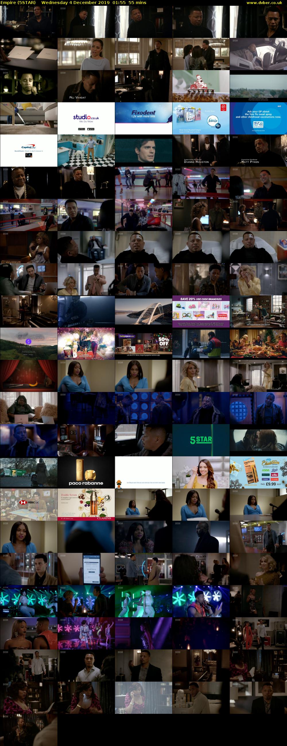 Empire (5STAR) Wednesday 4 December 2019 01:55 - 02:50