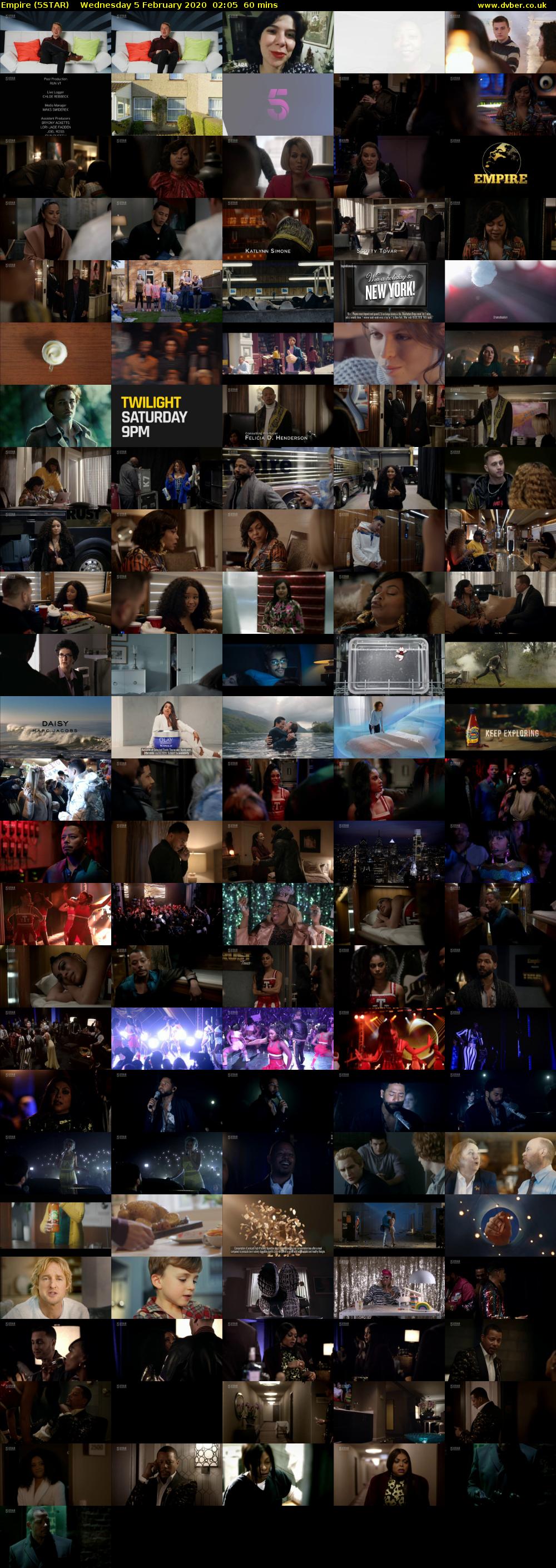 Empire (5STAR) Wednesday 5 February 2020 02:05 - 03:05