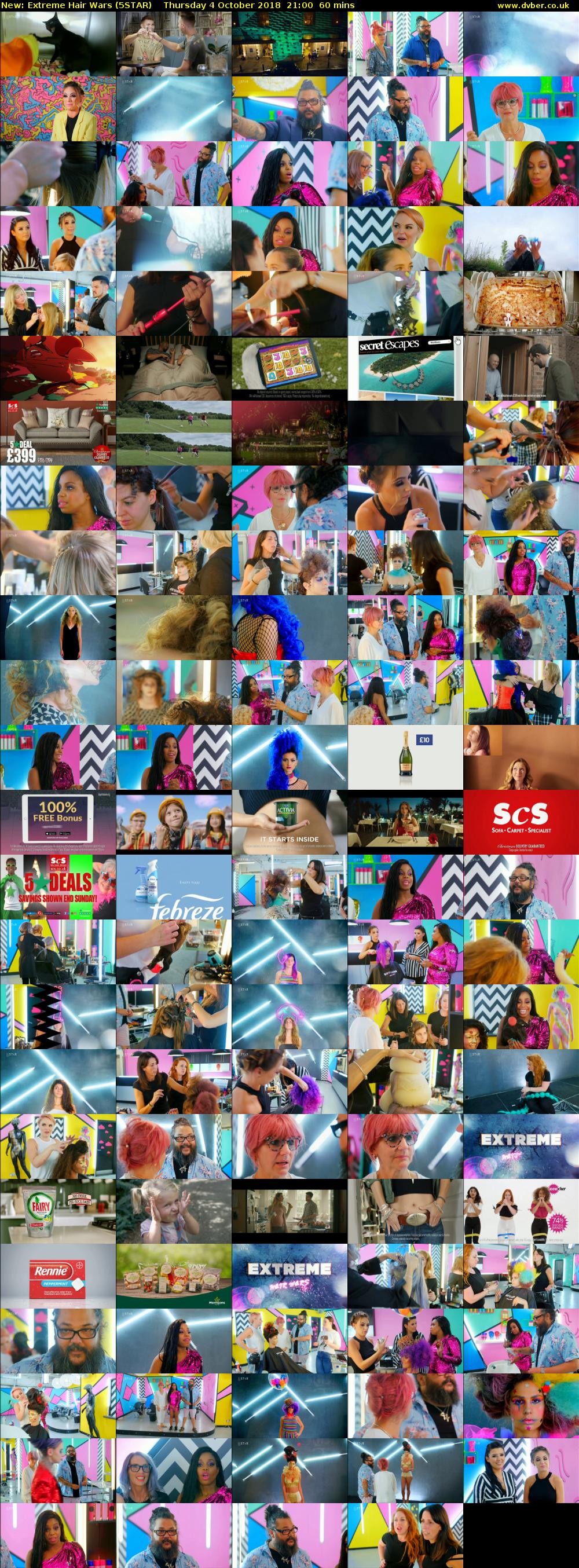 Extreme Hair Wars (5STAR) Thursday 4 October 2018 21:00 - 22:00