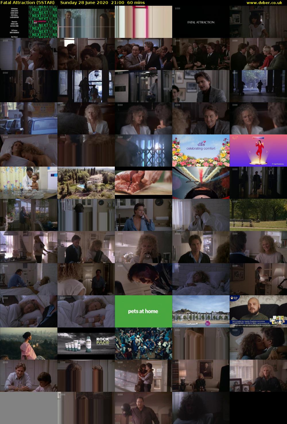 Fatal Attraction (5STAR) Sunday 28 June 2020 21:00 - 22:00