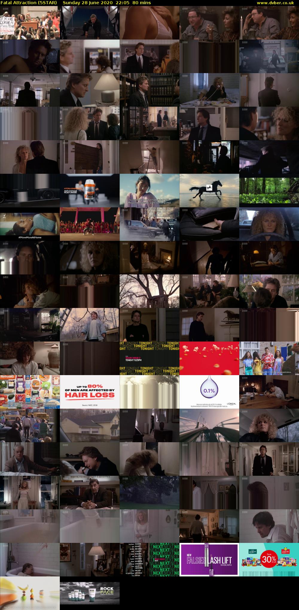 Fatal Attraction (5STAR) Sunday 28 June 2020 22:05 - 23:25