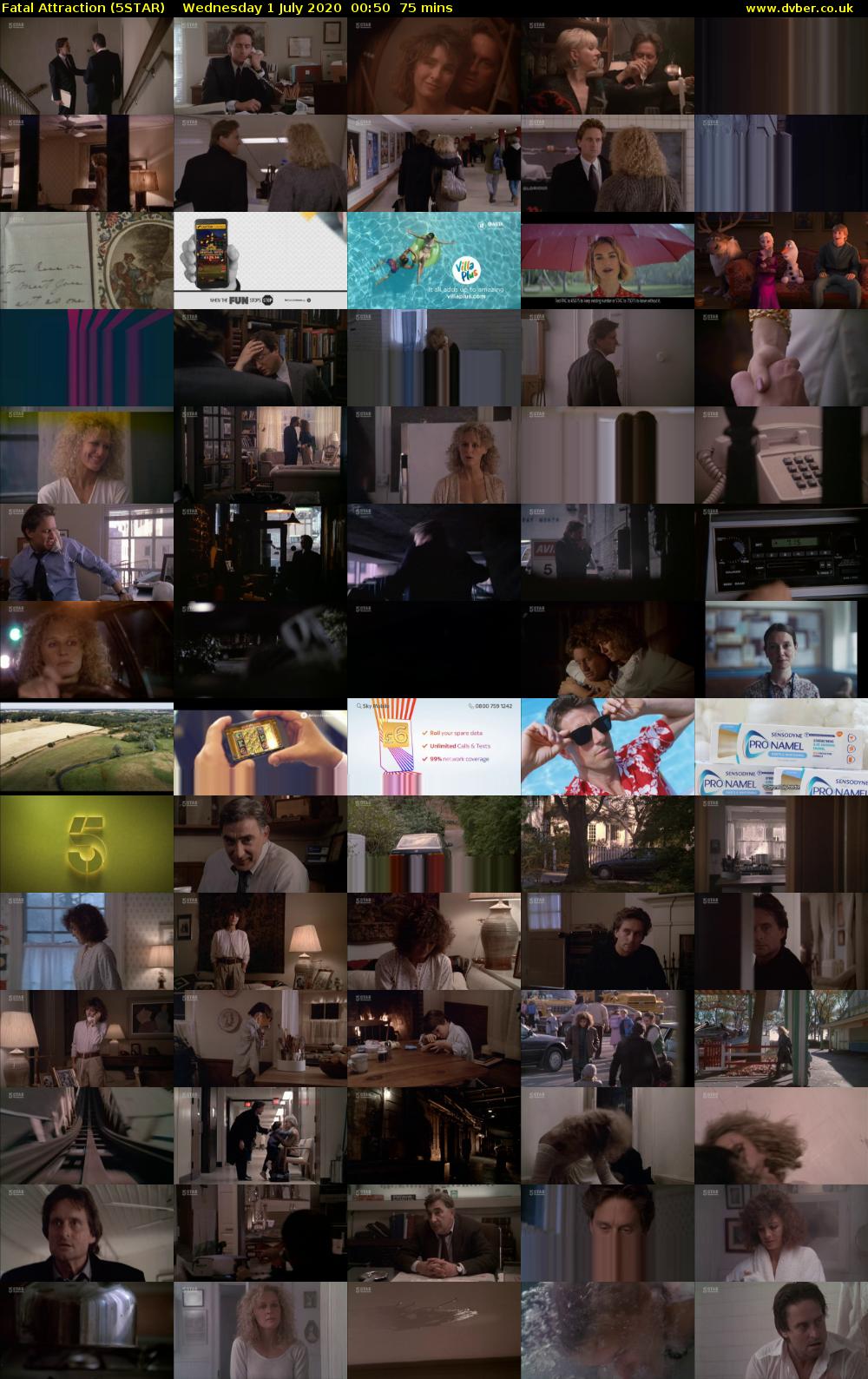 Fatal Attraction (5STAR) Wednesday 1 July 2020 00:50 - 02:05