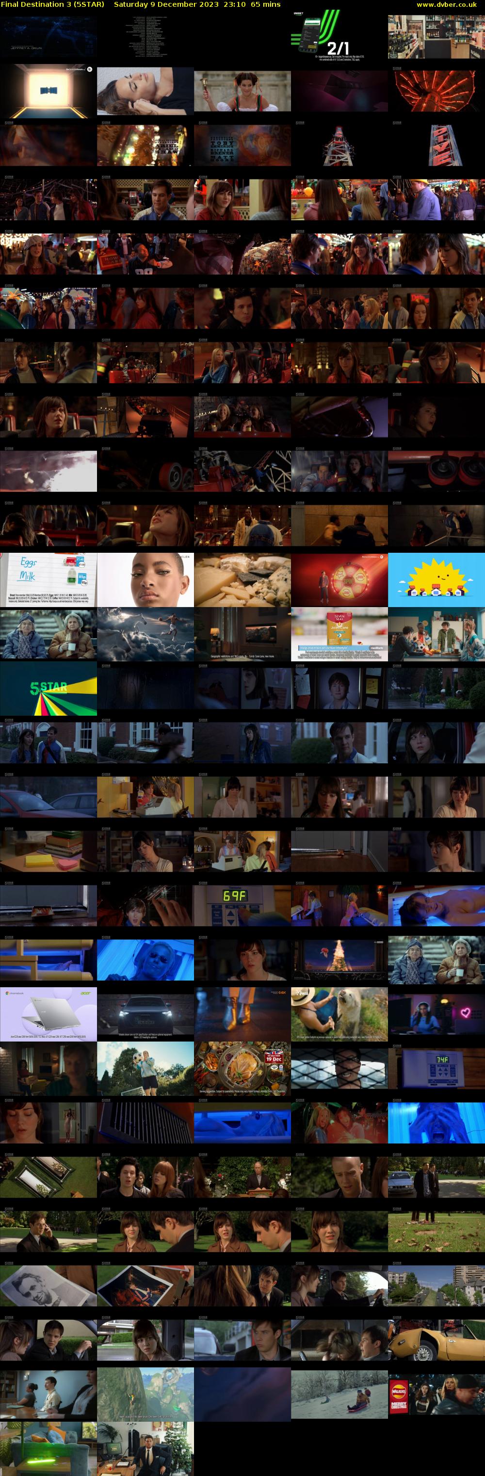 Final Destination 3 (5STAR) Saturday 9 December 2023 23:10 - 00:15