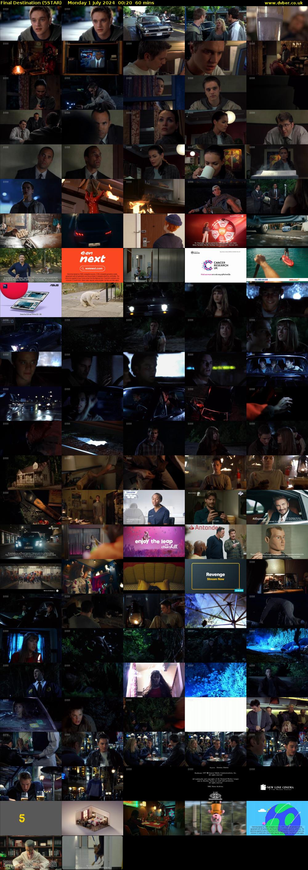 Final Destination (5STAR) Monday 1 July 2024 00:20 - 01:20