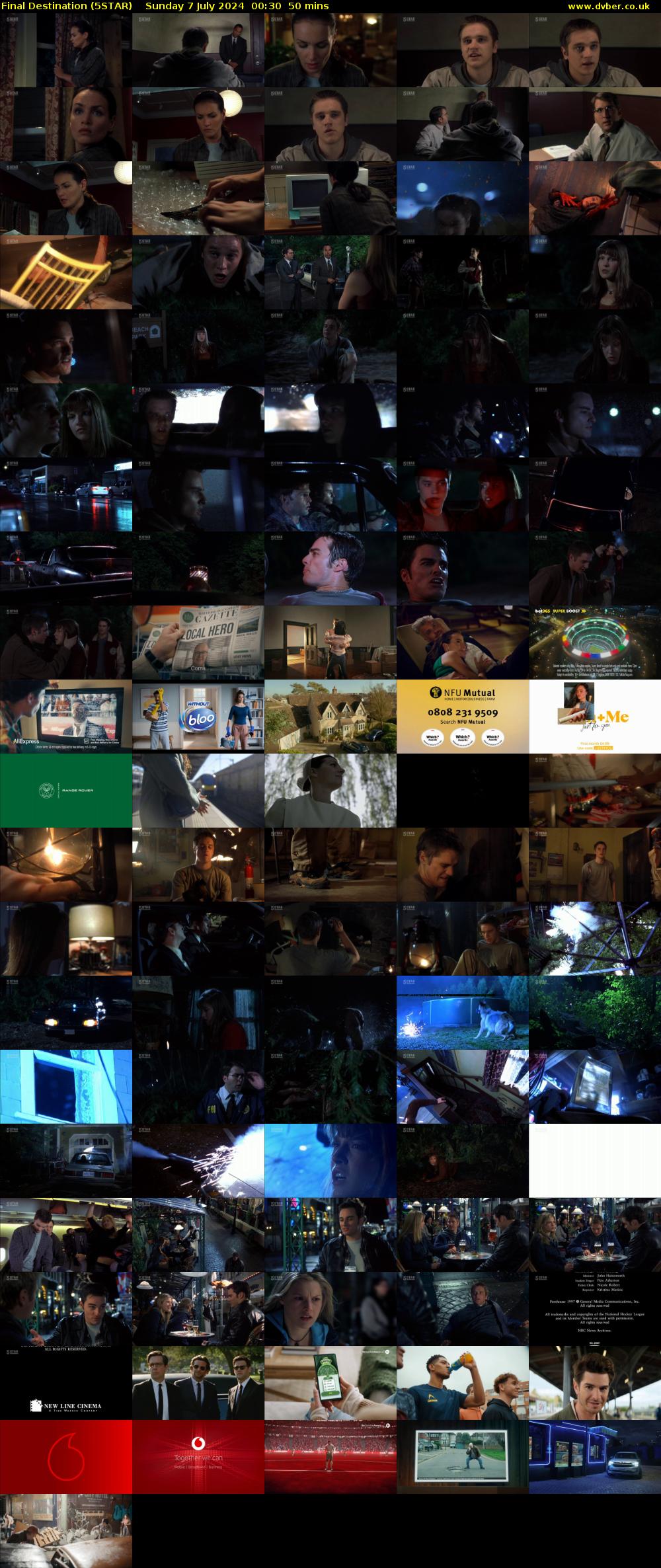 Final Destination (5STAR) Sunday 7 July 2024 00:30 - 01:20